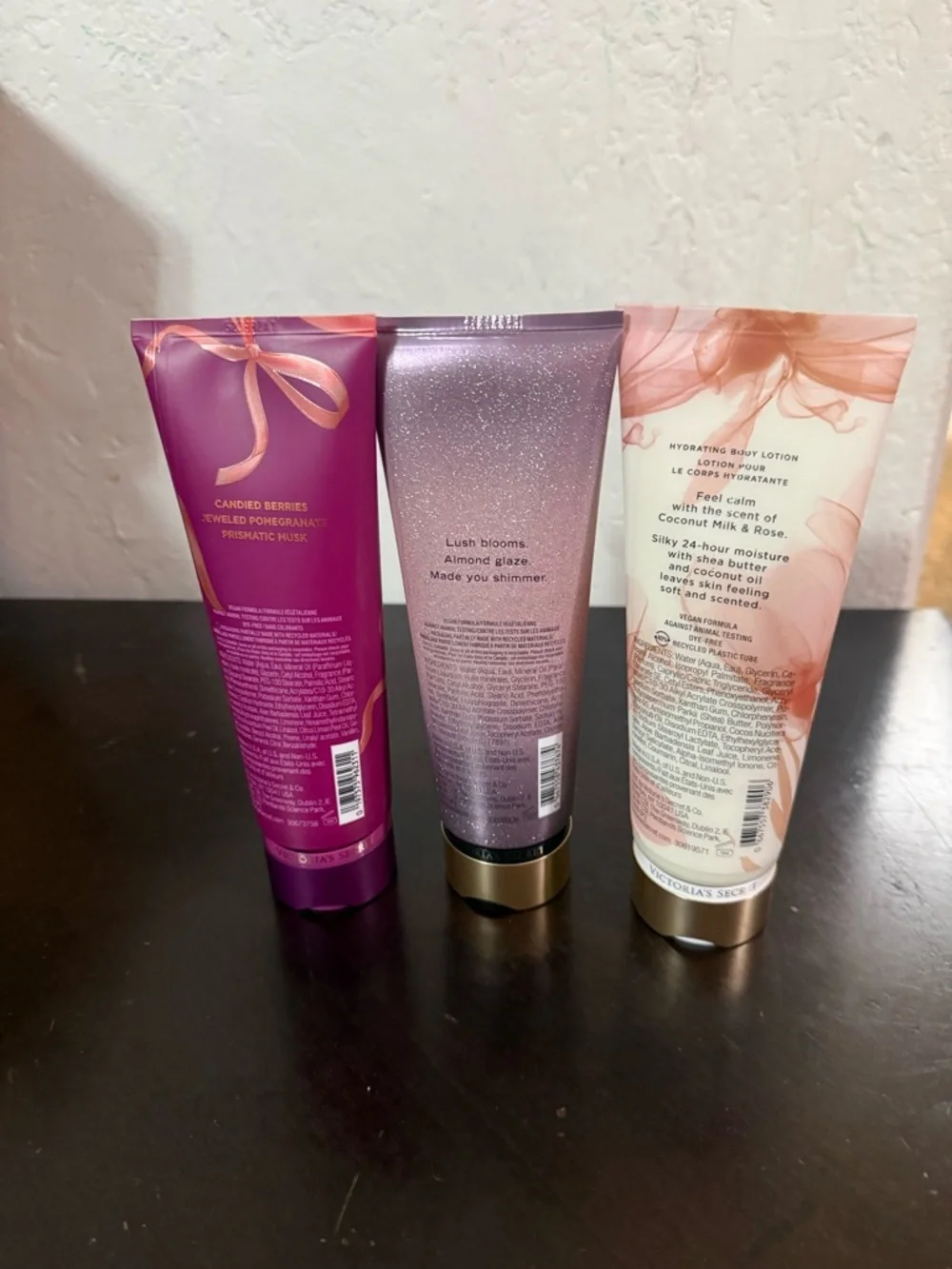 Victoria's Secret Velvet Petals Shimmer & Assorted Pink/Peach Lot